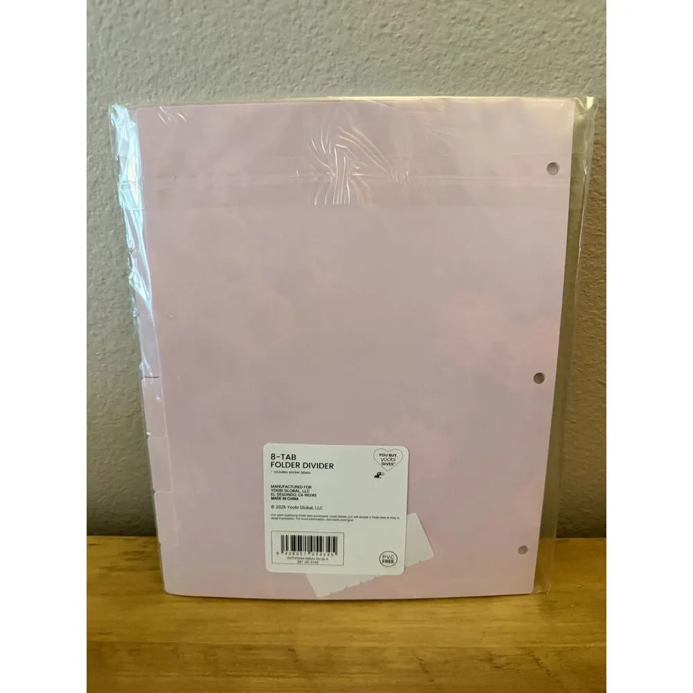 LoveShackFancy x Target Yoobi 8-Tab Plastic Folder Dividers